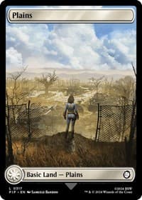 Plains (0317) - Universes Beyond: Fallout - Magic: The Gathering card