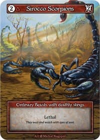 Sirocco Scorpions (Foil) - Beta - Sorcery: Contested Realm card