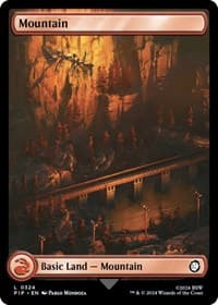 Mountain (0324) - Universes Beyond: Fallout - Magic: The Gathering card