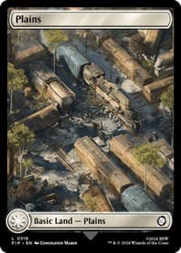 Plains (0318) - Universes Beyond: Fallout - Magic: The Gathering card