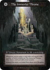 The Immortal Throne - Beta - Sorcery: Contested Realm card