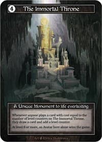 The Immortal Throne (Foil) - Beta - Sorcery: Contested Realm card