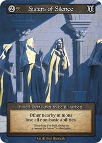 Sisters of Silence - Beta - Sorcery: Contested Realm card