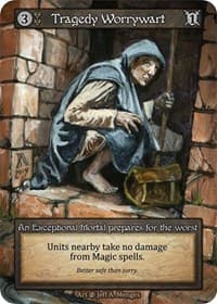 Tragedy Worrywart - Beta - Sorcery: Contested Realm card