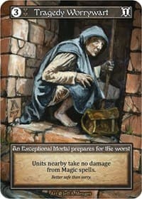 Tragedy Worrywart (Foil) - Beta - Sorcery: Contested Realm card