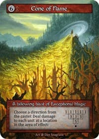 Cone of Flame - Beta - Sorcery: Contested Realm card