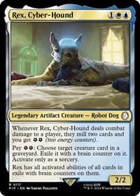 Rex, Cyber-Hound - Universes Beyond: Fallout - Magic: The Gathering card