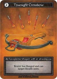 Truesight Crossbow (Foil) - Beta - Sorcery: Contested Realm card