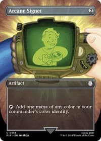 Arcane Signet (Borderless) - Universes Beyond: Fallout - Magic: The Gathering card