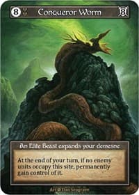 Conqueror Worm (Foil) - Beta - Sorcery: Contested Realm card