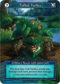 Tufted Turtles (Foil) - Beta - Sorcery: Contested Realm card