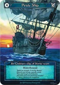 Pirate Ship (Foil) - Beta - Sorcery: Contested Realm card
