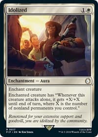 Idolized - Universes Beyond: Fallout - Magic: The Gathering card