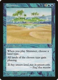 Shimmer - Mirage - Magic: The Gathering card