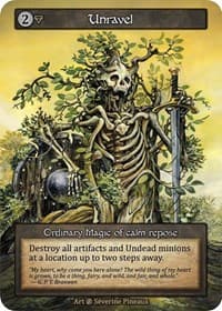 Unravel - Beta - Sorcery: Contested Realm card