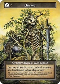 Unravel (Foil) - Beta - Sorcery: Contested Realm card