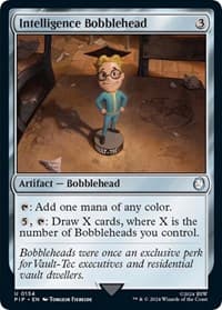 Intelligence Bobblehead - Universes Beyond: Fallout - Magic: The Gathering card