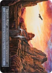 Updraft Ridge (Foil) - Beta - Sorcery: Contested Realm card
