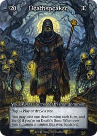 Deathspeaker - Beta - Sorcery: Contested Realm card