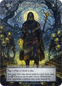Deathspeaker (Foil) - Beta - Sorcery: Contested Realm card