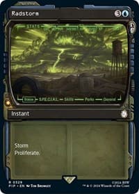 Radstorm (Showcase) - Universes Beyond: Fallout - Magic: The Gathering card
