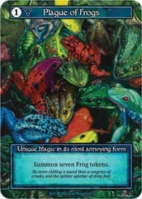 Plague of Frogs (Foil) - Beta - Sorcery: Contested Realm card