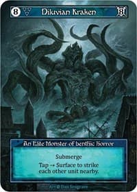 Diluvian Kraken (Foil) - Beta - Sorcery: Contested Realm card
