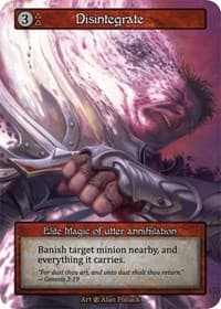 Disintegrate - Beta - Sorcery: Contested Realm card