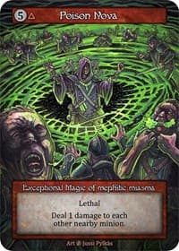 Poison Nova - Beta - Sorcery: Contested Realm card