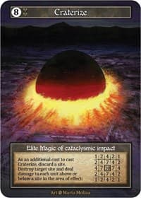 Craterize (Foil) - Beta - Sorcery: Contested Realm card