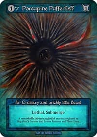 Porcupine Pufferfish - Beta - Sorcery: Contested Realm card
