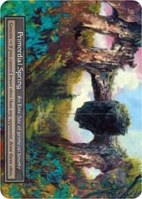 Primordial Spring (Foil) - Beta - Sorcery: Contested Realm card
