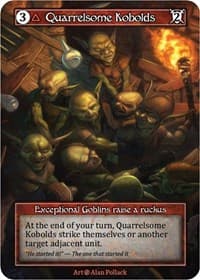 Quarrelsome Kobolds (Foil) - Beta - Sorcery: Contested Realm card