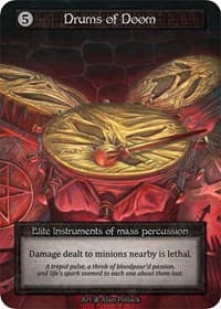 Drums of Doom - Beta - Sorcery: Contested Realm card