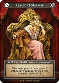 Queen of Midland (Foil) - Beta - Sorcery: Contested Realm card