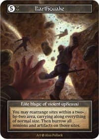 Earthquake (Foil) - Beta - Sorcery: Contested Realm card