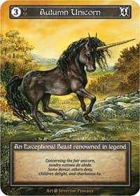 Autumn Unicorn (Foil) - Beta - Sorcery: Contested Realm card
