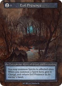 Evil Presence - Beta - Sorcery: Contested Realm card