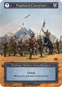 Highland Clansmen (Foil) - Beta - Sorcery: Contested Realm card