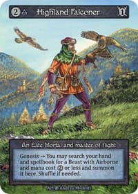 Highland Falconer - Beta - Sorcery: Contested Realm card