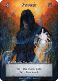 Sorcerer (Foil) - Beta - Sorcery: Contested Realm card