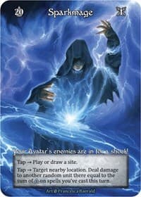 Sparkmage (Foil) - Beta - Sorcery: Contested Realm card