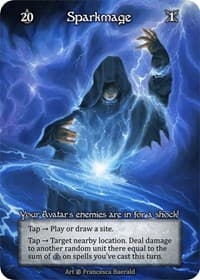 Sparkmage - Beta - Sorcery: Contested Realm card