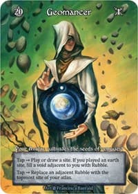 Geomancer (Foil) - Beta - Sorcery: Contested Realm card
