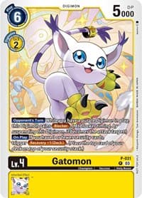Gatomon - P-031 (Blast Ace Pre-Release) - Digimon Promotion Cards - Digimon Card Game card