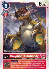 Greymon (X Antibody) (Blast Ace Pre-Release Winner) - X Record - Digimon Card Game card