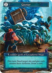 Geyser (Foil) - Beta - Sorcery: Contested Realm card