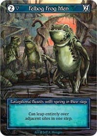 Felbog Frog Men (Foil) - Beta - Sorcery: Contested Realm card