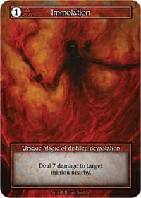 Immolation (Foil) - Beta - Sorcery: Contested Realm card