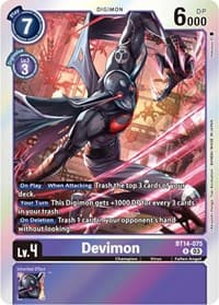 Devimon - Blast Ace - Digimon Card Game card